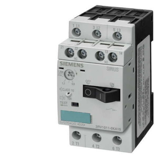 Siemens 3RV1011-1CA10 1.8-2.5A 100 kA  Motor Koruma Şalteri resmi